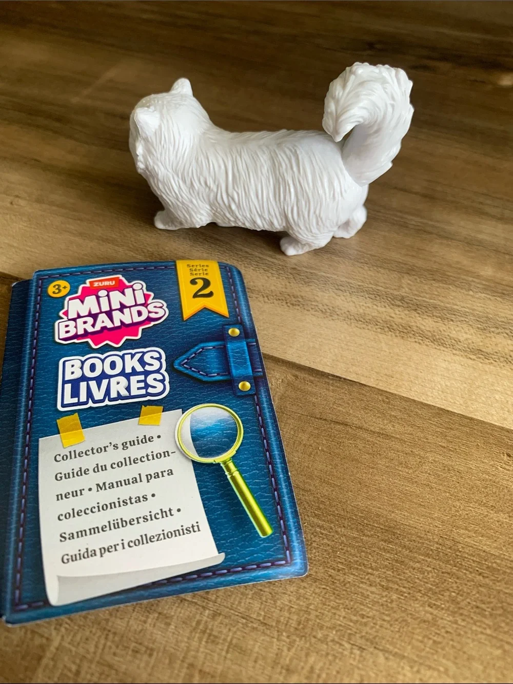 Mini Brands Books series 2 White Cat Figurine Toy - Collectible